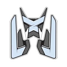 Tank pad PUIG SPECIFIC 8434C karbónový vzhľad s bočnou časťou