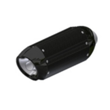 Koncovka výfuku MIVV SUONO ACC.021.S9 čierna oceľ Ø55 inlet