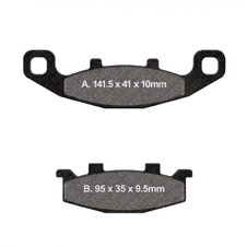 Brzdové obloženie EBC FA129HH