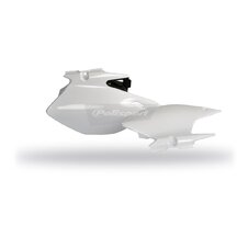 Bočné číslové tabuľky POLISPORT 8604300001 (pár) čierno/biela