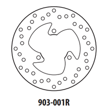 Brzdový kotúč GOLDFREN 903-001R zadná 190 mm