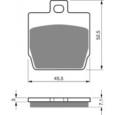 Brzdové obloženie GOLDFREN 128 AD