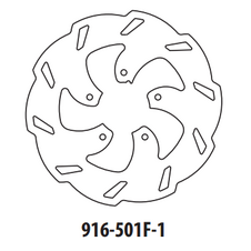 Brzdový kotúč GOLDFREN 916-501F-1 predné 220 mm