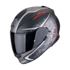 Scorpion prilba EXO-491 - Run / Matt Black-Red