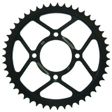 Reťazová rozeta SUPERSPROX RFE-810:47-BLK čierna 47T, 428