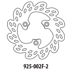 Brzdový kotúč GOLDFREN 925-002F-2 predné 190 mm