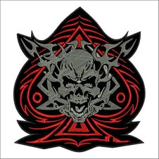 Nášivka Pika červená veľká