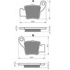 Brzdové obloženie GOLDFREN 364 AD  STREET