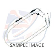 lanká plynu -pár Venhill S01-4-117-WT s nízkym trením biela