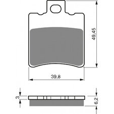 Brzdové obloženie GOLDFREN 098 AD