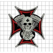 Nášivka Valce + kríž /m