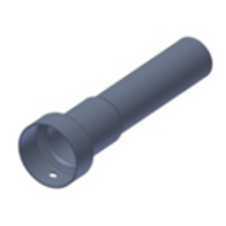 Zátka výfuku "dB killer" MIVV DOUBLE GUN 50.DK.059.0 Ø25.5 - Ø 40 – L.135 mm