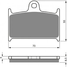 Brzdové obloženie GOLDFREN 017 S3