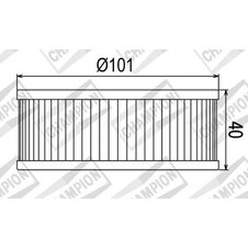 Olejový filter CHAMPION COF046 100609815