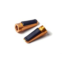 Stupačky bez adaptéru PUIG SPORT 7318O zlatá s gumou