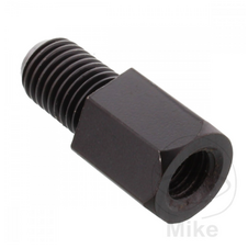 Adaptér  na  zrkadlo JMP čierna M10x1,25 mm ľavé na M8 ľavé