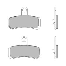 Brzdové obloženie BREMBO 07HD15SA