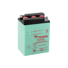Conventional 6V battery NO ACID YUASA B38-6A