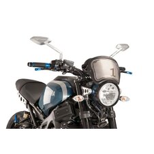 Plexi na motorku PUIG FRONTAL PLATE 9168J matná čierna