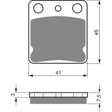 Brzdové obloženie GOLDFREN 144 K5