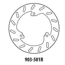 Brzdový kotúč GOLDFREN 903-501R zadná 230 mm