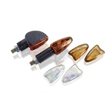 Blinker PUIG STAR 2549C karbónový vzhľad dlhé, homologované