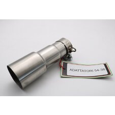 Link pipe adapter GPR ES072 Brushed Stainless steel d54-d38