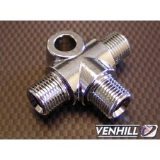 T-spojka brzdovej hadice Venhill POWERHOSEPLUS 776/3 1/8 BSP T-kus Montážny otvor M6