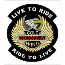 Nášivka LTR Honda Gold Wing veľká