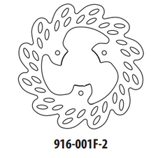 Brzdový kotúč GOLDFREN 916-001F-2 predné 190 mm