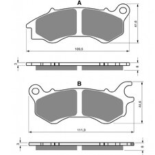 Brzdové obloženie GOLDFREN 392 S3