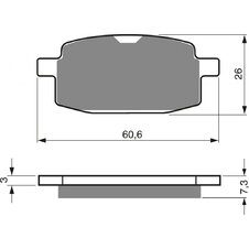 Brzdové obloženie GOLDFREN 114 S3