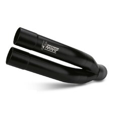 Koncovka výfuku MIVV DOUBLE GUN K.045.LDGB Oceľovo čierna