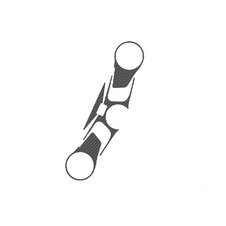 Ochranné nálepky na "okuliare" PUIG X-TREME 5543C karbónový vzhľad