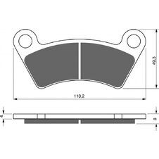 Brzdové obloženie GOLDFREN 294 K5