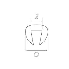 Lemovanie okrajov PUIG 0900W priehľadné nt:((O x I: 6,2 x 2,6 ))
