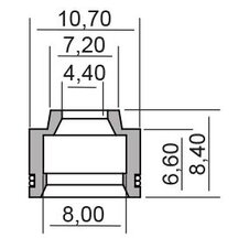 Gufero RMS 100669290 drieku ventilu