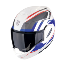 Scorpion prilba EXO-TECH EVO - FURIO / White-Red-Blue