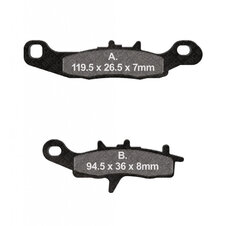 Brzdové obloženie EBC FA258R