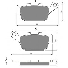 Brzdové obloženie GOLDFREN 020 S3