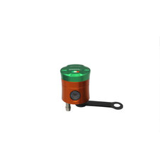 Nádržka na  brzdovú kvapalinu ACCOSSATO CNC-worked straight bracket included zelená