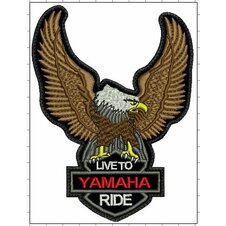Nášivka orol Yamaha veľká