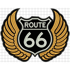 Nášivka Route krídla veľká (b