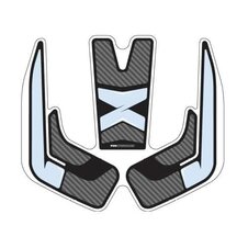 Tank pad PUIG SPECIFIC 9301C karbónový vzhľad s bočnou časťou