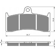 Brzdové obloženie GOLDFREN 126 S33 STREET FRONT