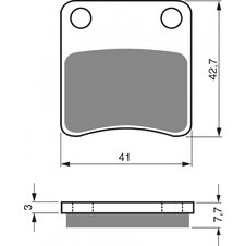 Brzdové obloženie GOLDFREN 110 S3