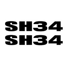 Nálepky SHAD 501588R pre SH34