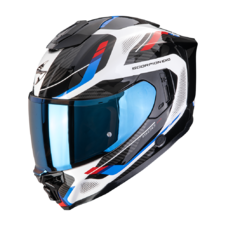 Scorpion prilba EXO-1500 AIR - Sleek / White-Red-Blue