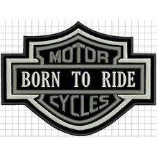 Nášivka BTR Motorcycles veľká