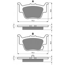 Brzdové obloženie GOLDFREN 399 S3